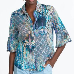 Johnny Was Klodi Ruffle blouse